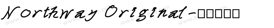 Northway Original字体转换
